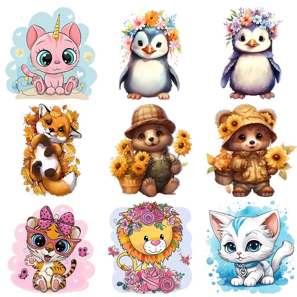 Plant Parent Hoodie - 20cm Raccoon Penguin Animal Iron On