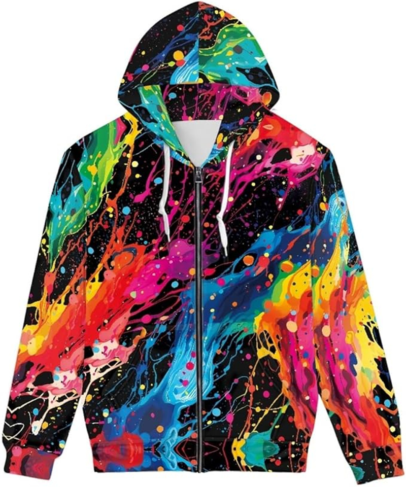 Plant Parent Hoodie - Vintage 3D Printed Cartoon Flower Pattern