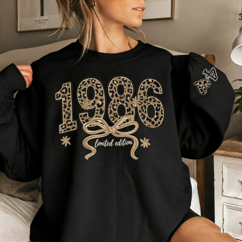 Plant Parent Hoodie - Retro Casual Sweatshirt Leopard Print 40th