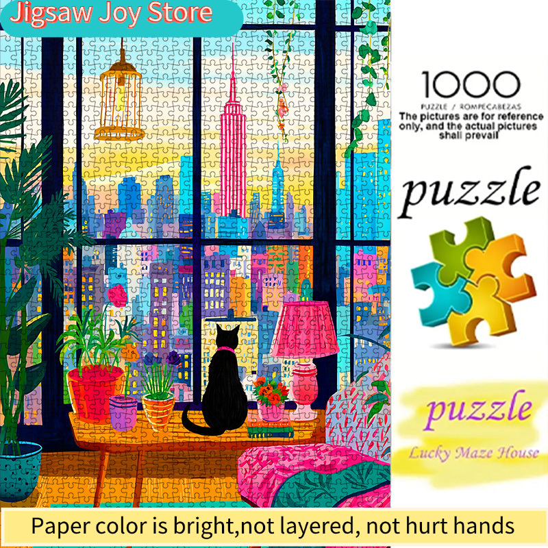 DIY Paper Puzzle, New York Cit – Plant Parent Free Bewertung und Preis