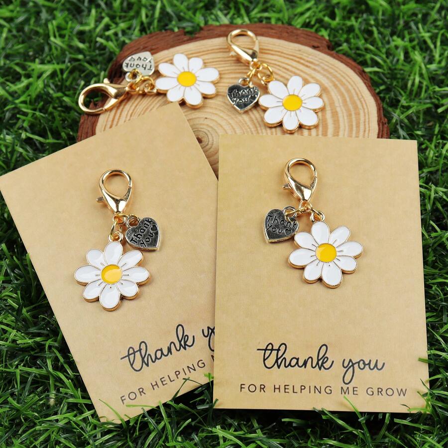 Enamel Daisy Keychains With Th – Plant Parent Free Bewertung und Preis