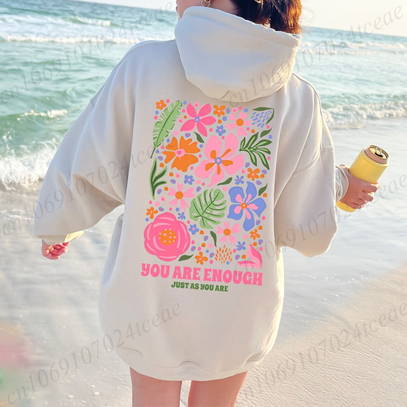 You Are Enough Flower Sweatshi – Plant Parent Hoodie Bewertung und Preis