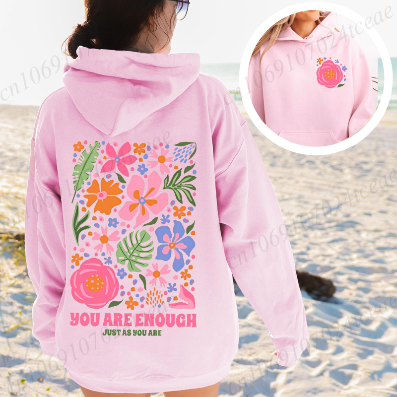 You Are Enough Flower Sweatshi – Plant Parent Hoodie Bewertung und Preis