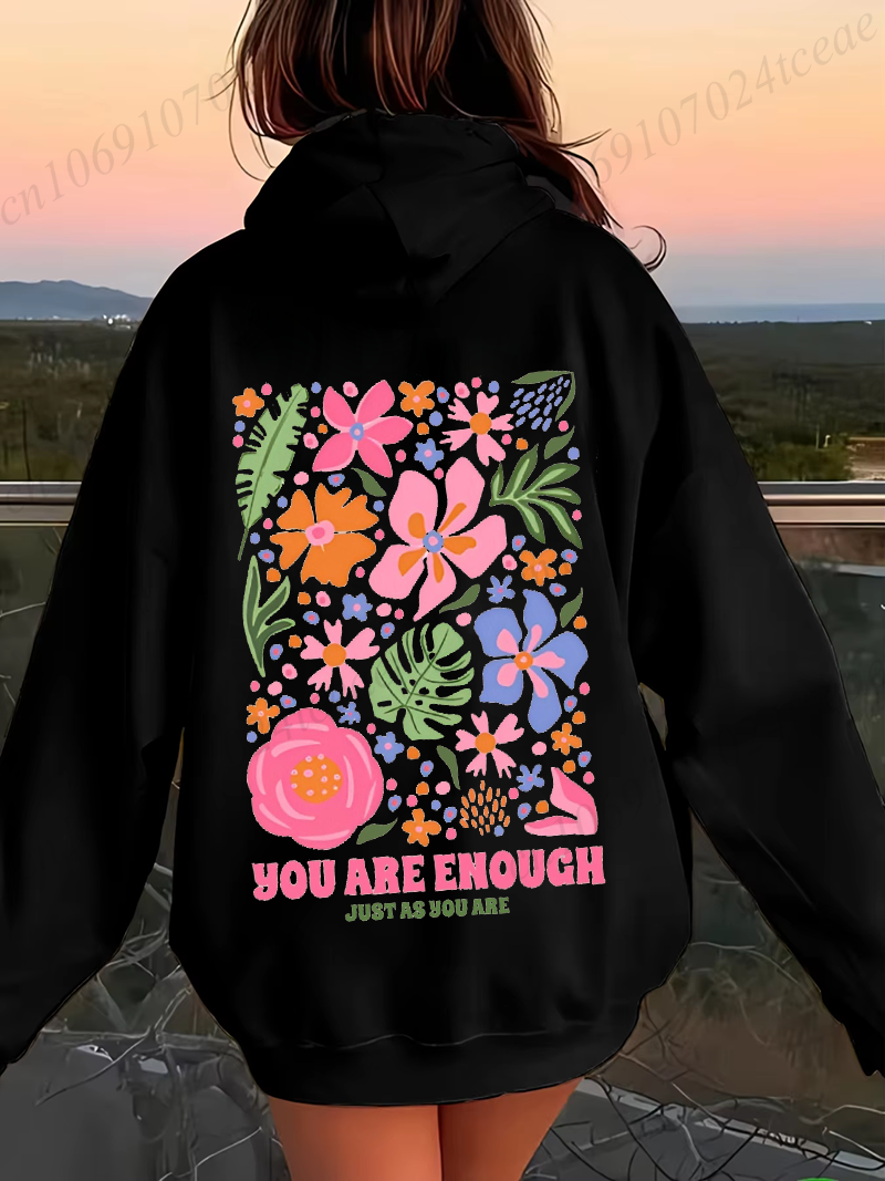 You Are Enough Flower Sweatshi – Plant Parent Hoodie Bewertung und Preis