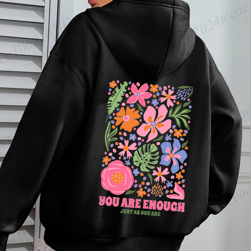 You Are Enough Flower Sweatshi – Plant Parent Hoodie Bewertung und Preis
