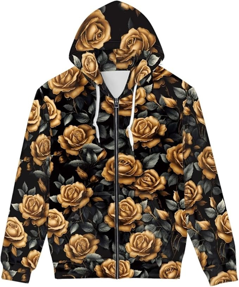 Vintage 3D Printed Cartoon Flo – Plant Parent Hoodie Bewertung und Preis