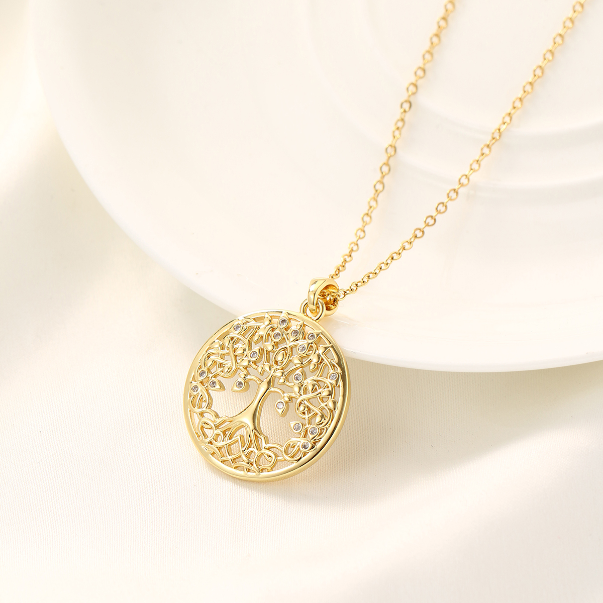 Fashion Tree of Life Necklace  – Plant Parent Free Bewertung und Preis