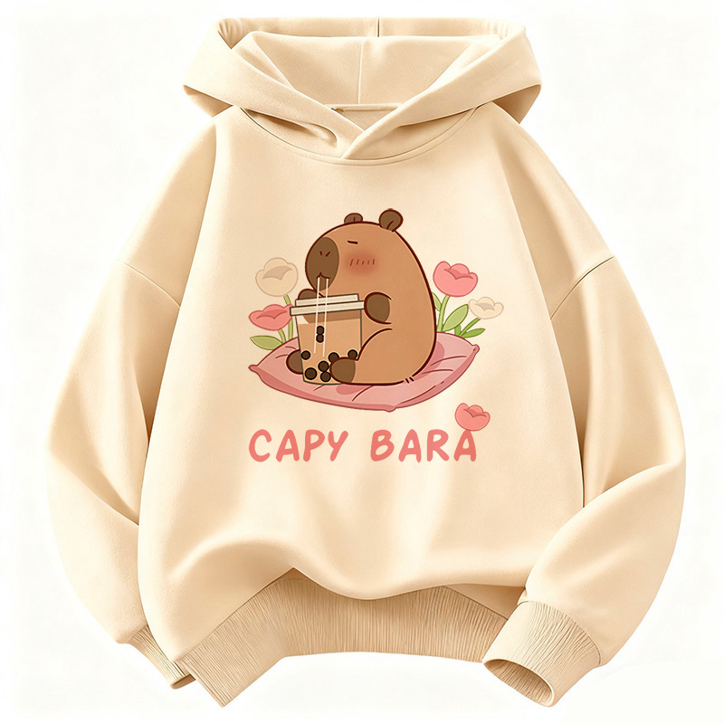 Kawaii Capybara Drinking Juice – Plant Parent Hoodie Bewertung und Preis