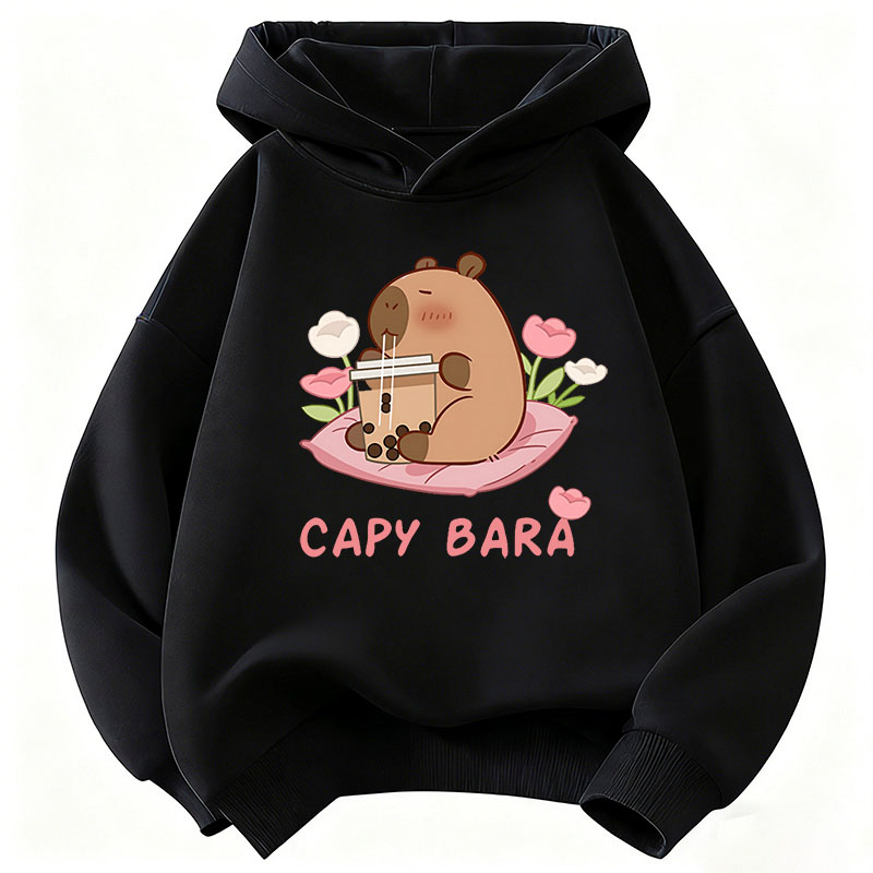 Kawaii Capybara Drinking Juice – Plant Parent Hoodie Bewertung und Preis