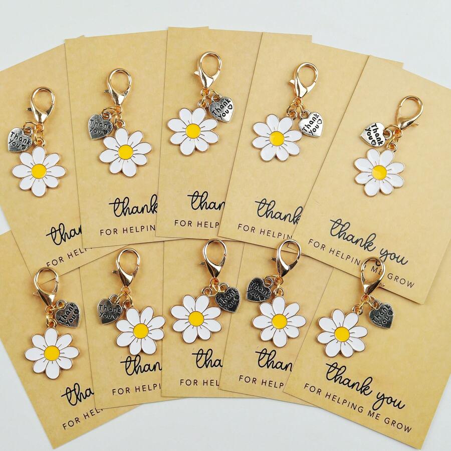 Enamel Daisy Keychains With Th – Plant Parent Free Bewertung und Preis