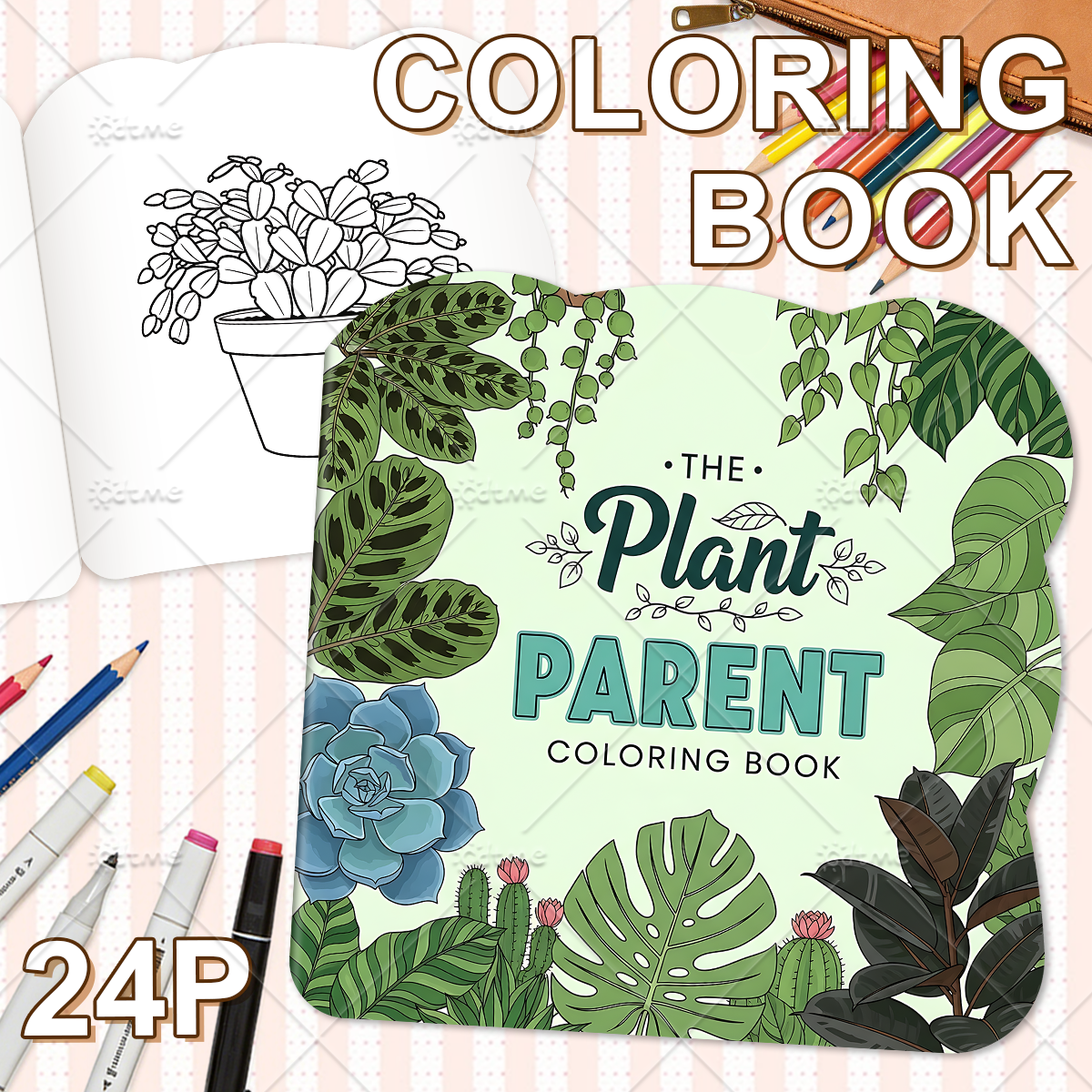 THE Plant PARENTE Coloring Boo – Plant Parent Free Bewertung und Preis