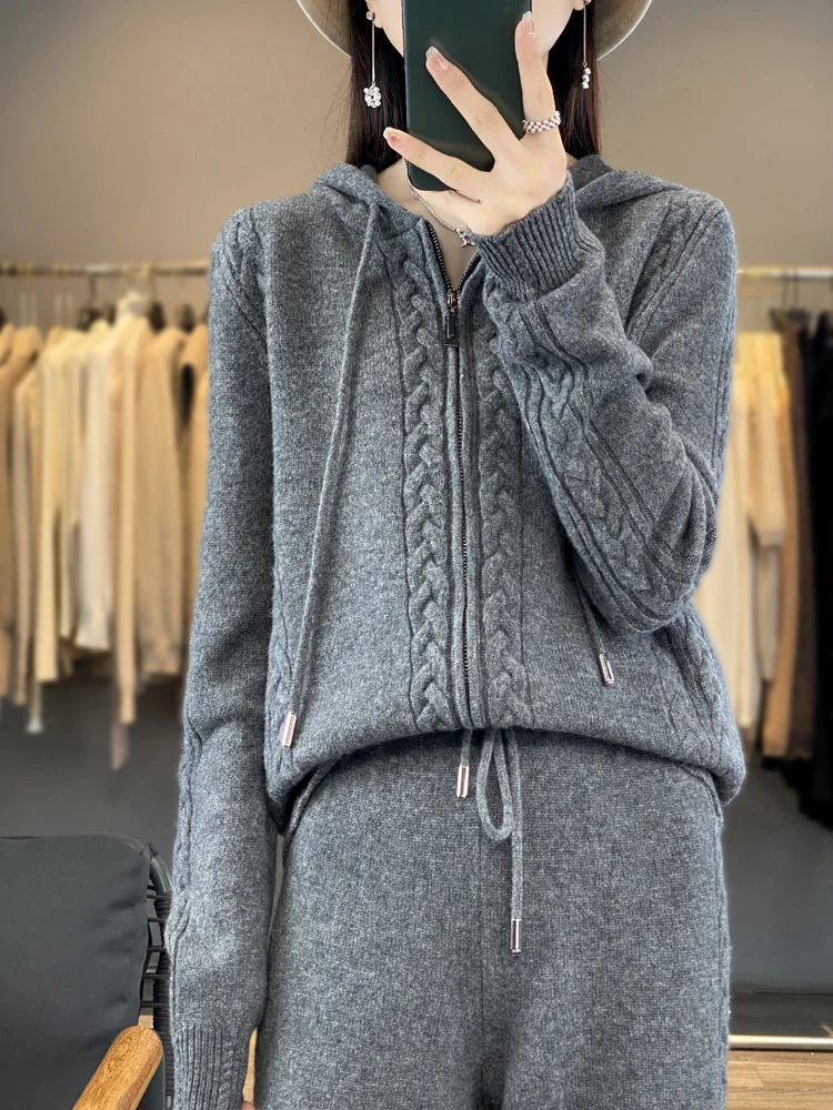 Women's Pure Cashmere Hooded C – Plant Parent Hoodie Bewertung und Preis