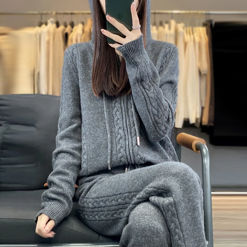 Women's Pure Cashmere Hooded C – Plant Parent Hoodie Bewertung und Preis