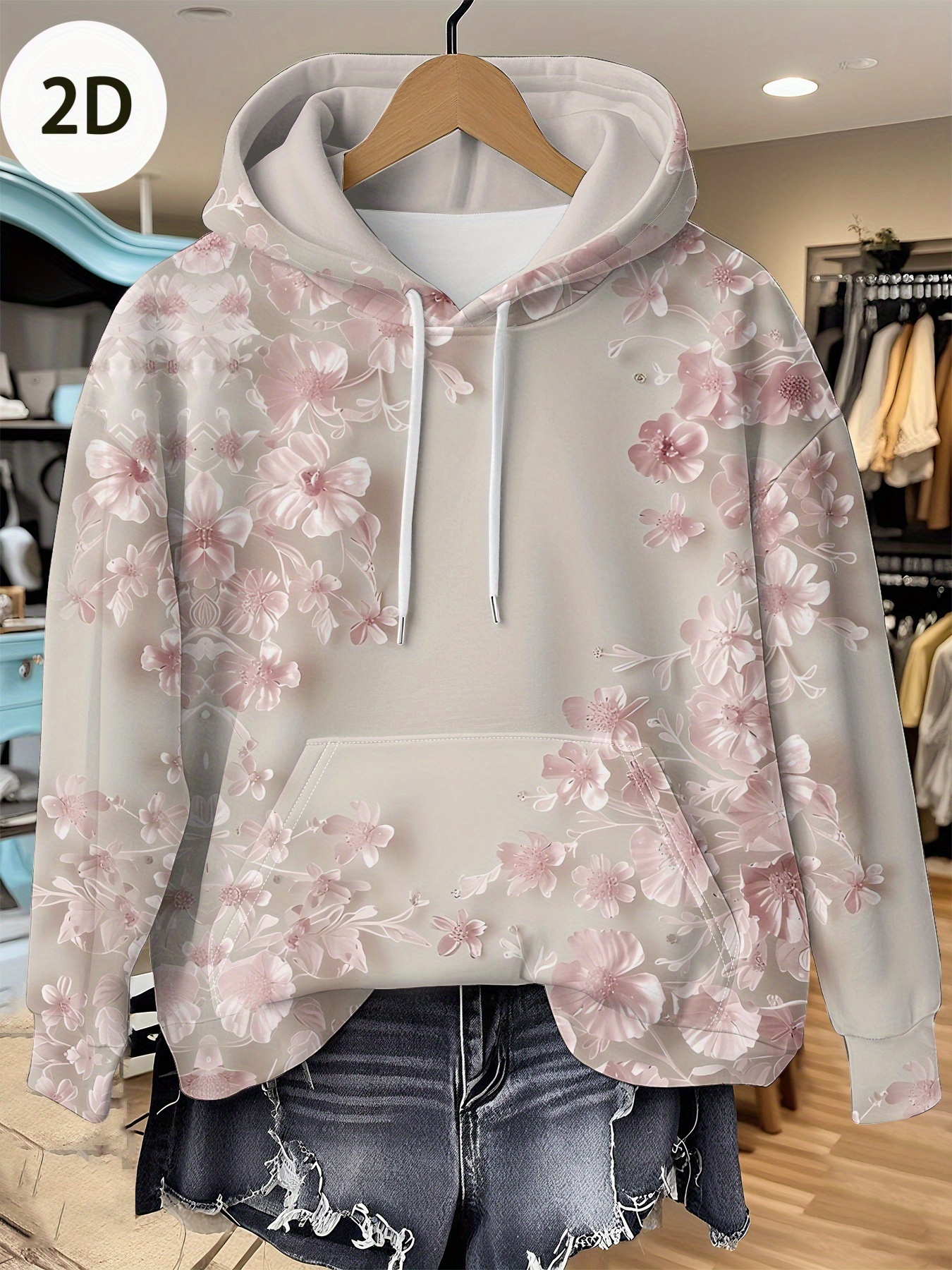 Casual French Flower Hoodie To – Plant Parent Hoodie Bewertung und Preis