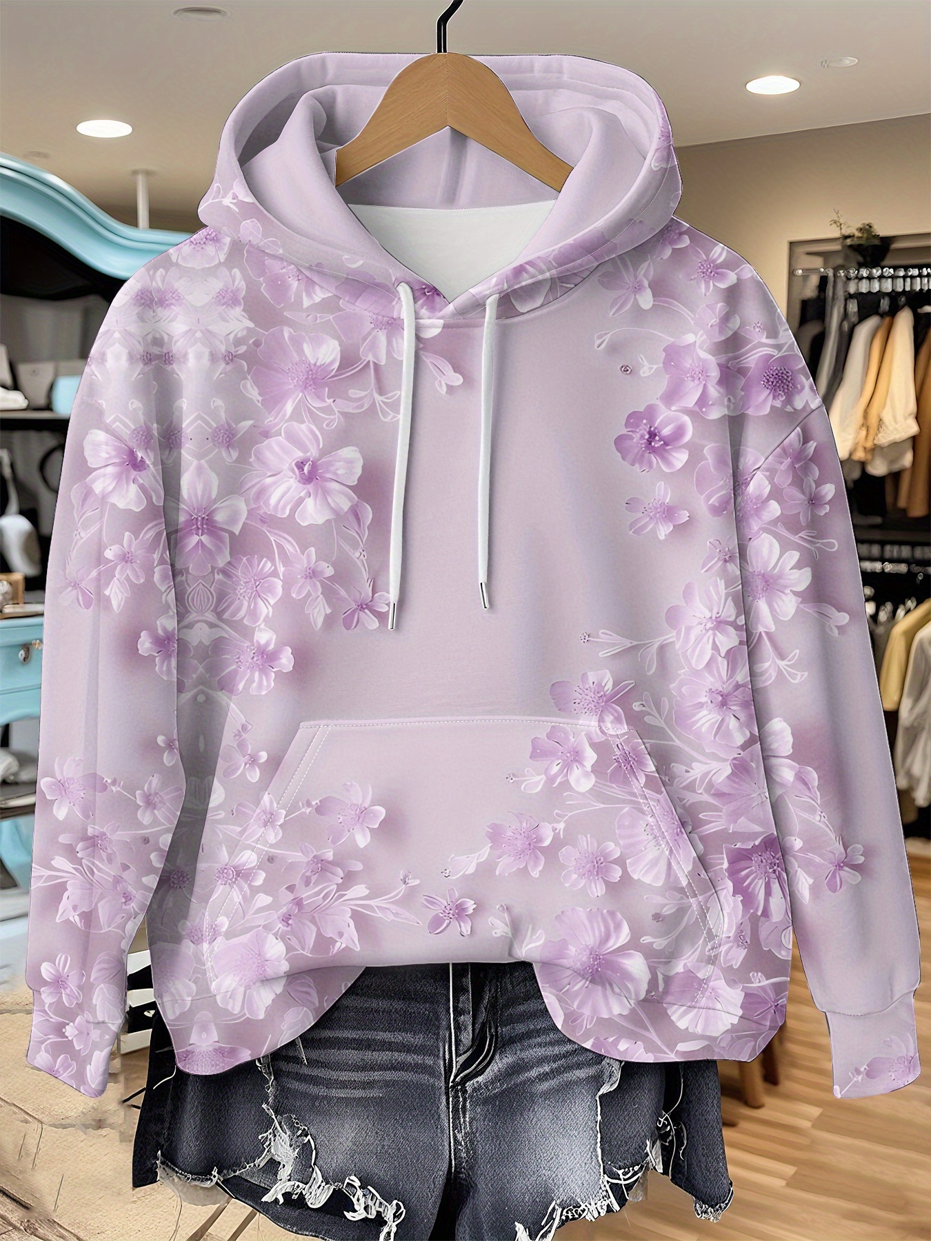Casual French Flower Hoodie To – Plant Parent Hoodie Bewertung und Preis
